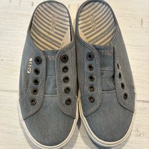 Taos Ez Soul Mule Women's 8M Grey Canvas 8